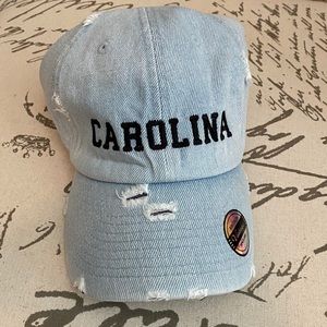 Distressed Carolina Ball cap